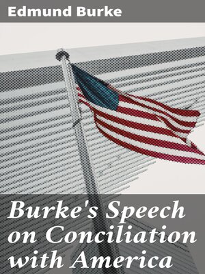 cover image of Burke's Speech on Conciliation with America